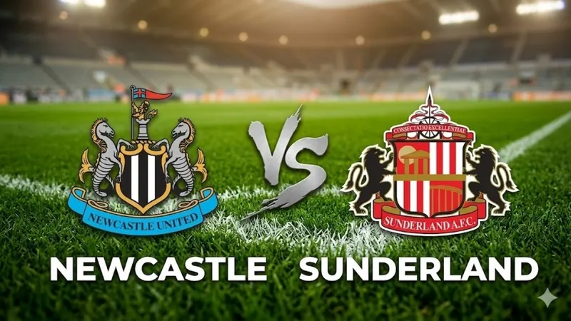 Cầu thủ Newcastle và Sunderland đấu tranh gay gắt trên sân Cầu thủ Newcastle và Sunderland đấu tranh gay gắt trên sân